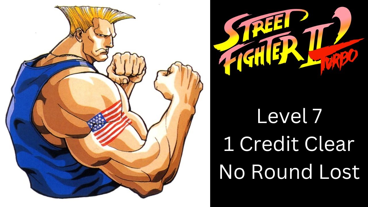 Street Fighter II' Turbo: Hyper Fighting (SNES) - Guile (Level 7) - 1 Credit Clear - No Round Lost