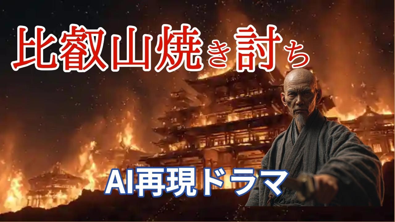 信長VS比叡山！歴史を変えた壮絶な戦い【AI再現ドラマ】