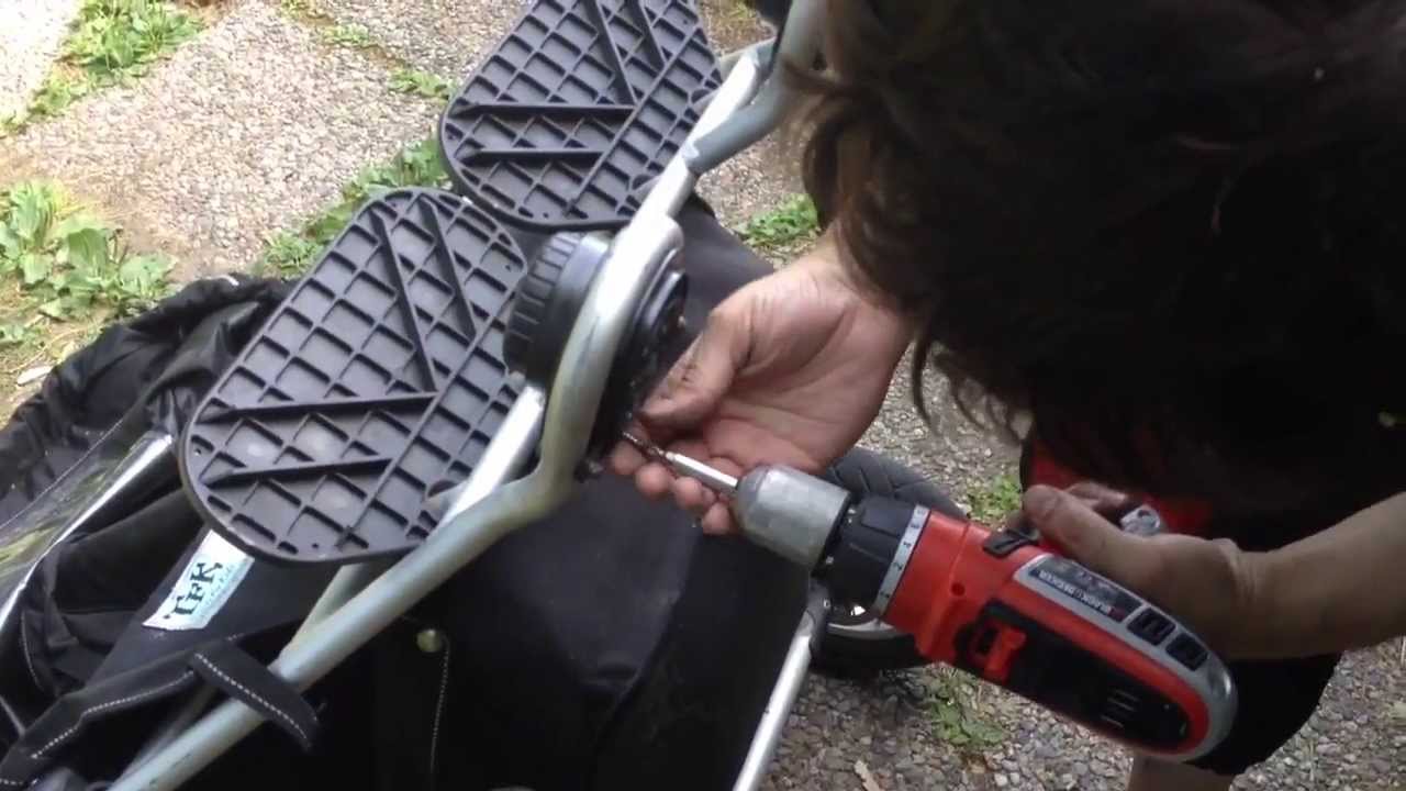 Repair of front wheel on TFK Twinner Twist Duo