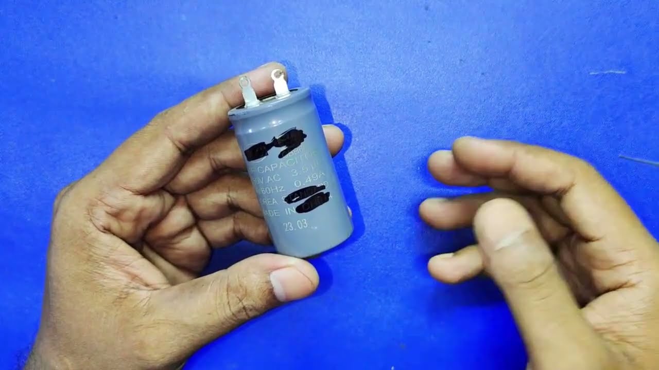 সিলিং ফ্যানের ক্যাপাসিটর এর ভিতর কি আছে দেখুন 