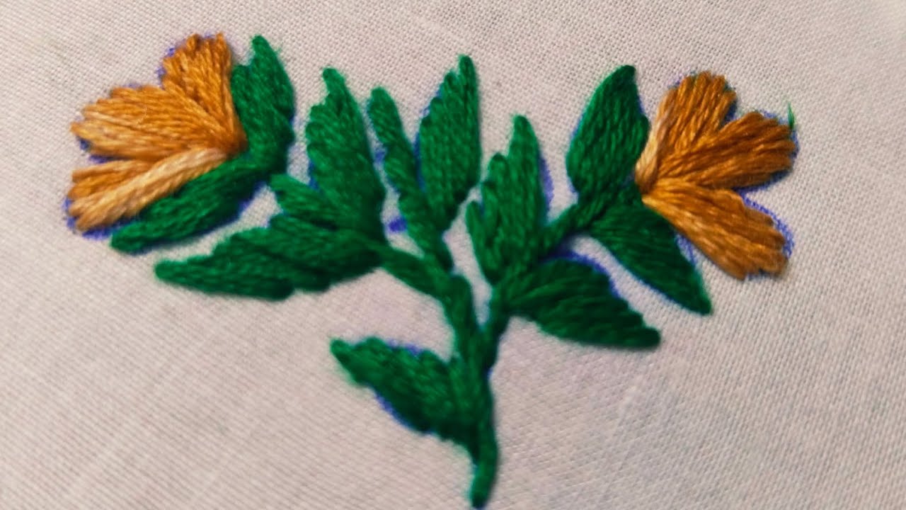 Gorgeous hanky embroidery design#embroiderylover #likeandsubscribe 