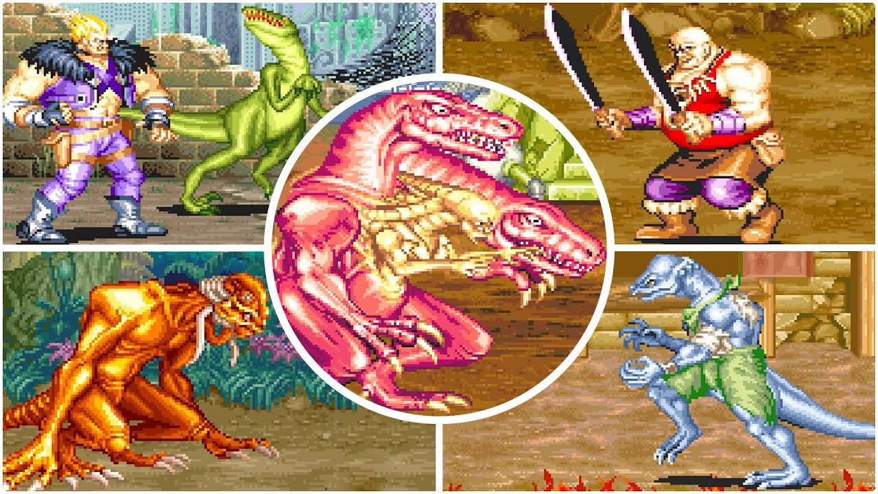 Cadillacs and Dinosaurs - All Bosses (Arcade)