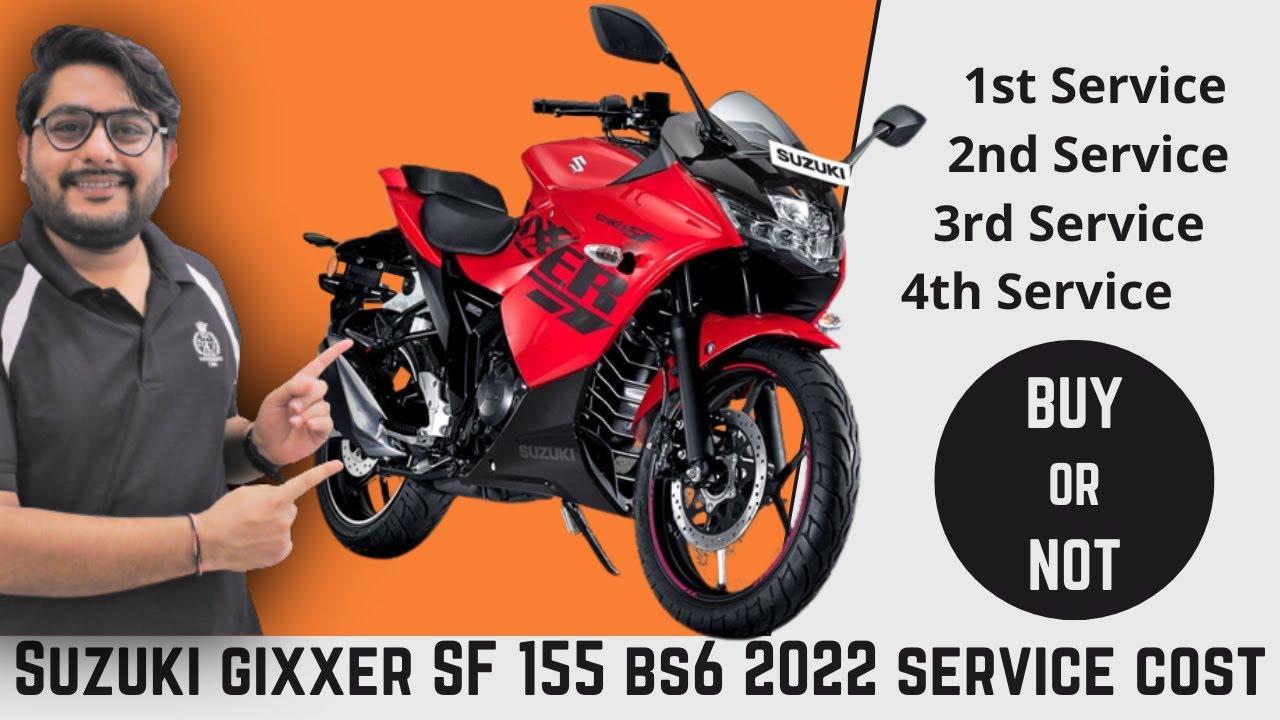 Suzuki Gixxer sf 155 bs6 Service Cost | Free Service | Service Manual | Maintenance Cost
