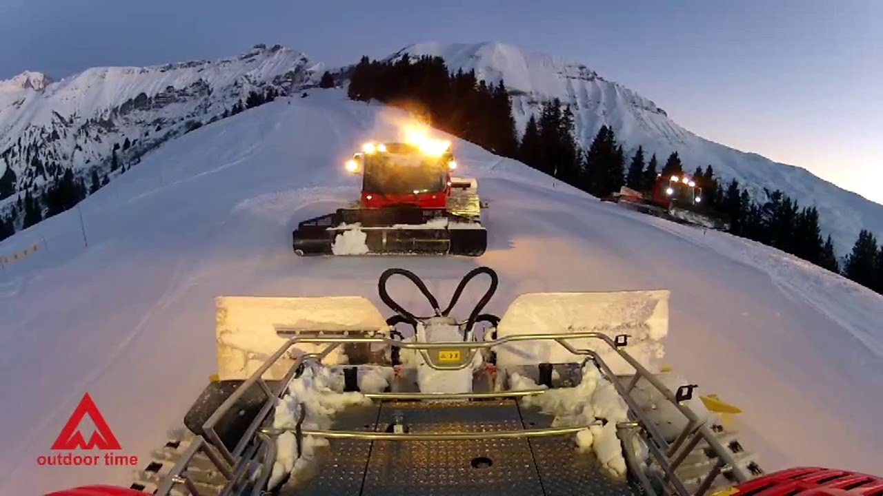 Outdoor time - Un métier, une passion, pilote de dameuse