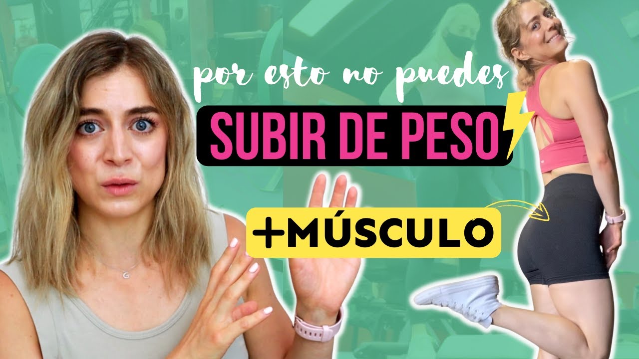 Cómo subir de peso: errores que no te dejan ganar masa muscular
