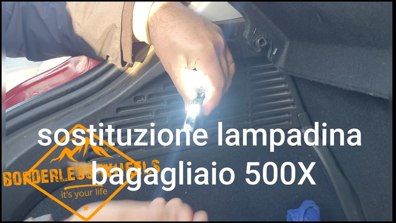 Sostituzione lampadina bagagliao FIAT 500X