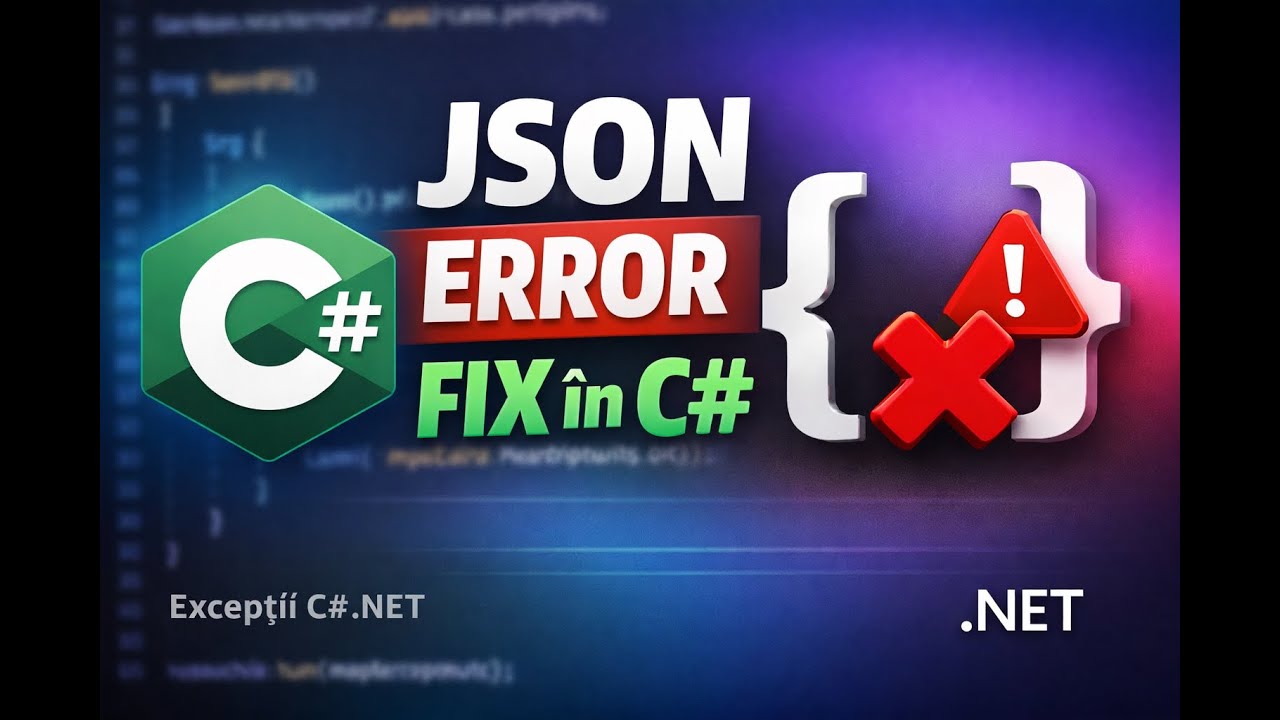 C# .NET explicat simplu: Tratarea excepțiilor la deserializarea JSON(Partea 03)