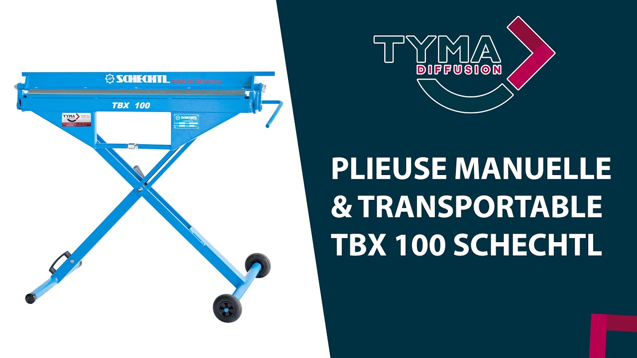 Plieuse manuelle et transportable TBX 100 de SCHECHTL