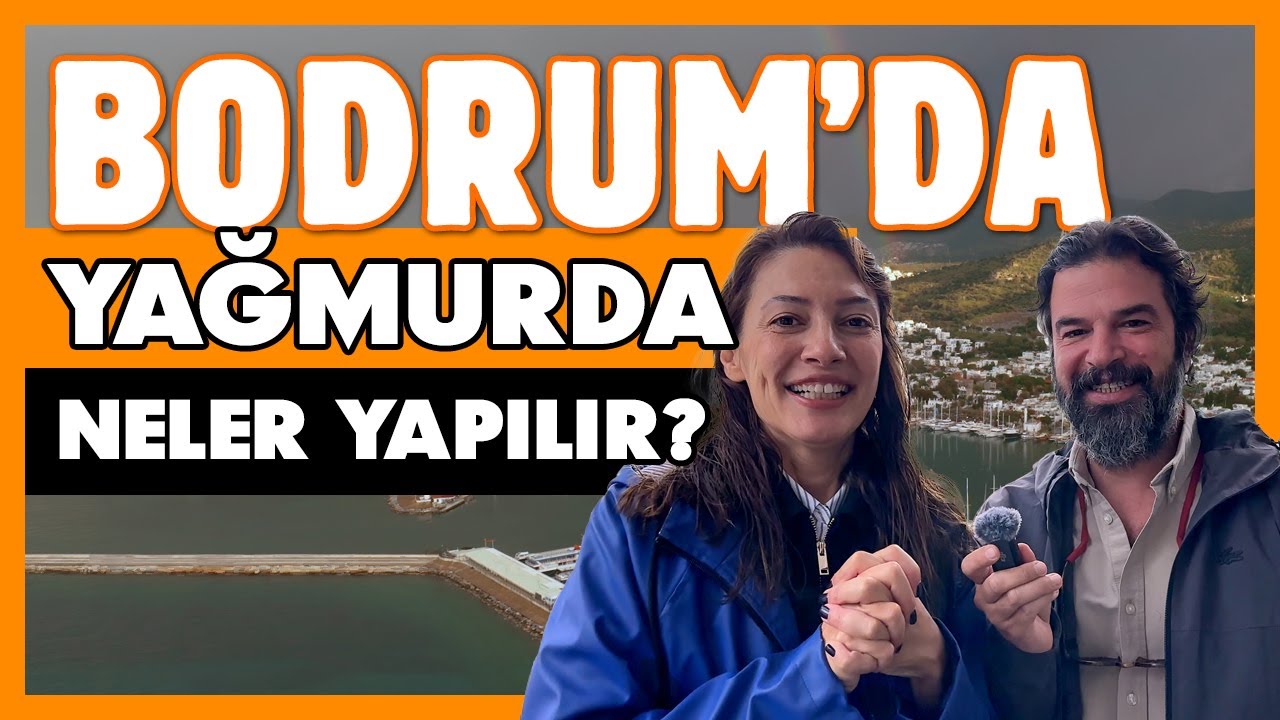Bodrum Yağmurda Bile Güzel! 🌧️ Gün Boyu Gezi Vlogu