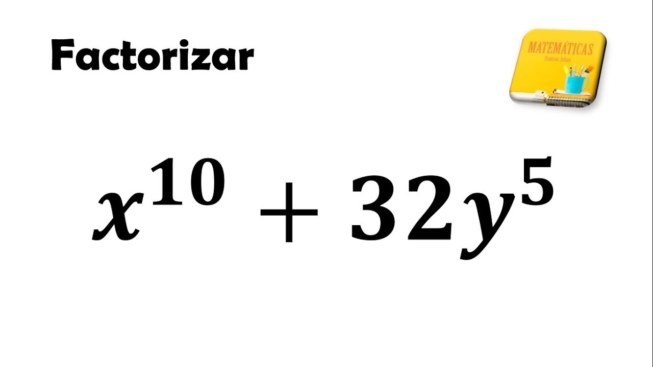 Suma o Diferencia de dos Potencias Iguales (ejemplo 4)