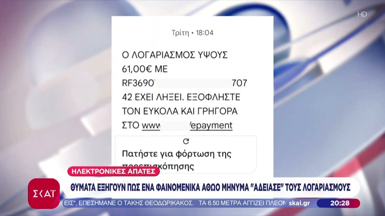 Ηλεκτρονικές απάτες: Πως δρουν οι απατεώνες - Τι πρέπει να προσέχουμε | Βραδινό δελτίο