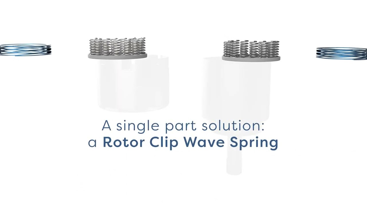 Simplify Assemblies with Rotor Clip Wave Springs