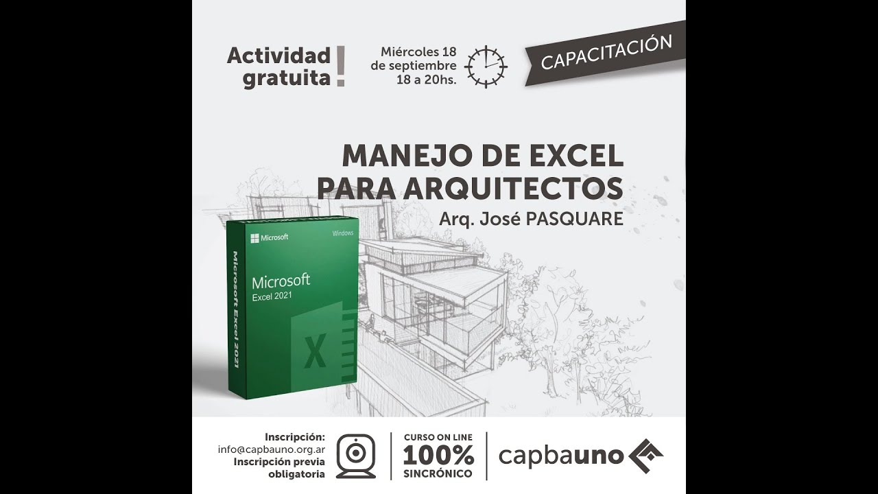 MANEJO DE EXCEL PARA ARQUITECTOS