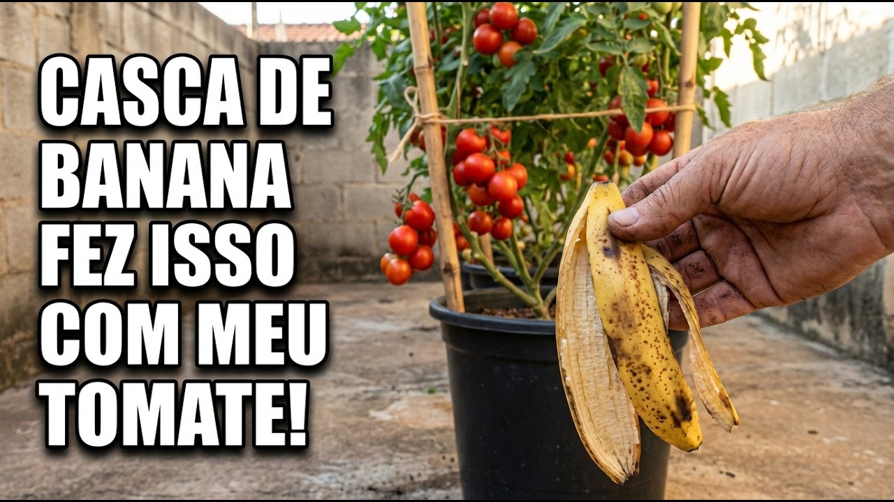 Nunca Mais Comprei Fertilizante Depois que Descobri Esse Truque da Casca de Banana!