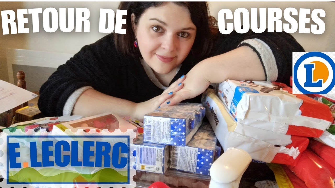 BIG RETOUR DE COURSES | LECLERC 💶🛒   #leclerc #retourdecourses