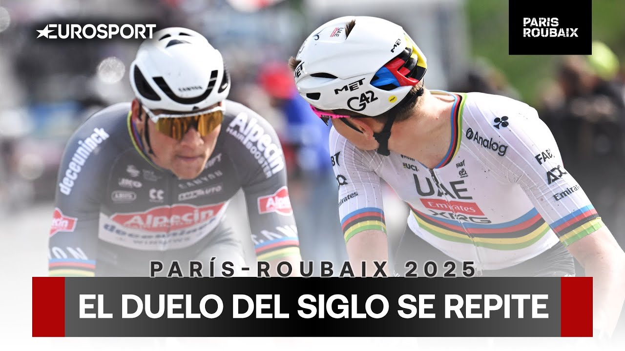 😈⚔️ OTRA BATALLA LEGENDARIA: POGACAR VS VAN DER POEL | PARÍS-ROUBAIX 2025 | VÍDEO RESUMEN HIGHLIGHTS