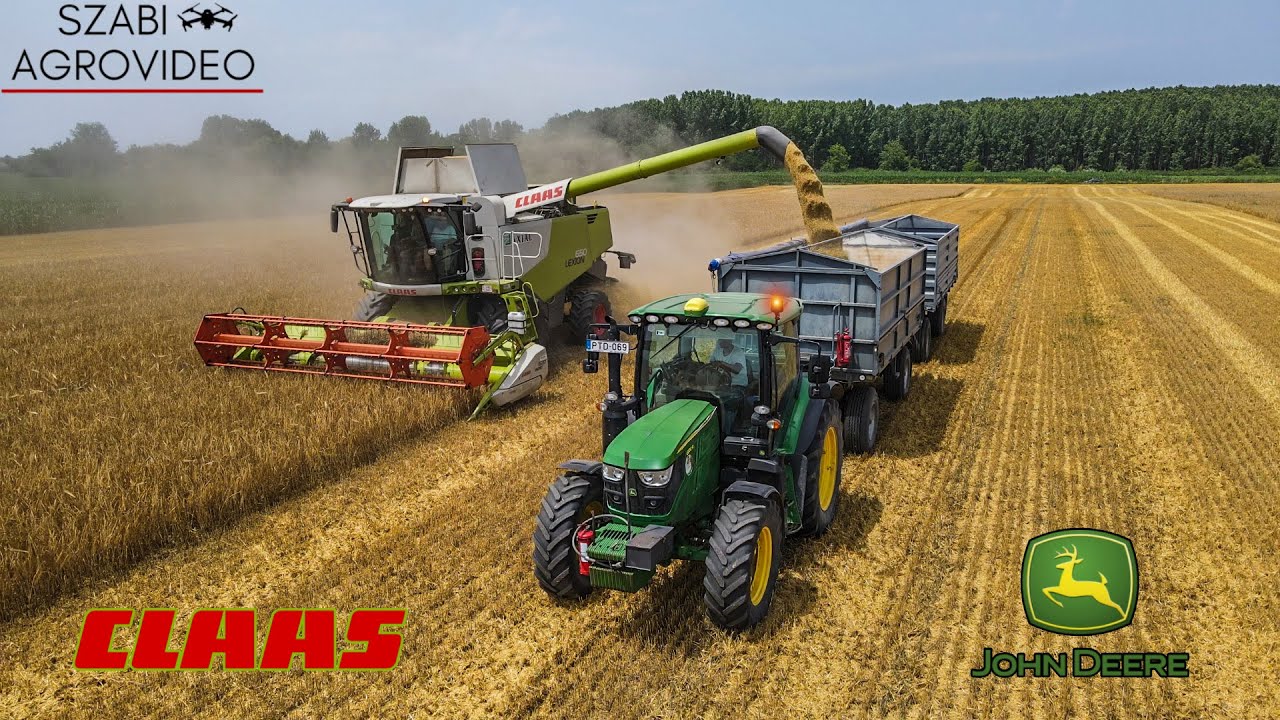 Árpa Aratás 2025 | Barley Harvest | 2x Claas Lexion 650