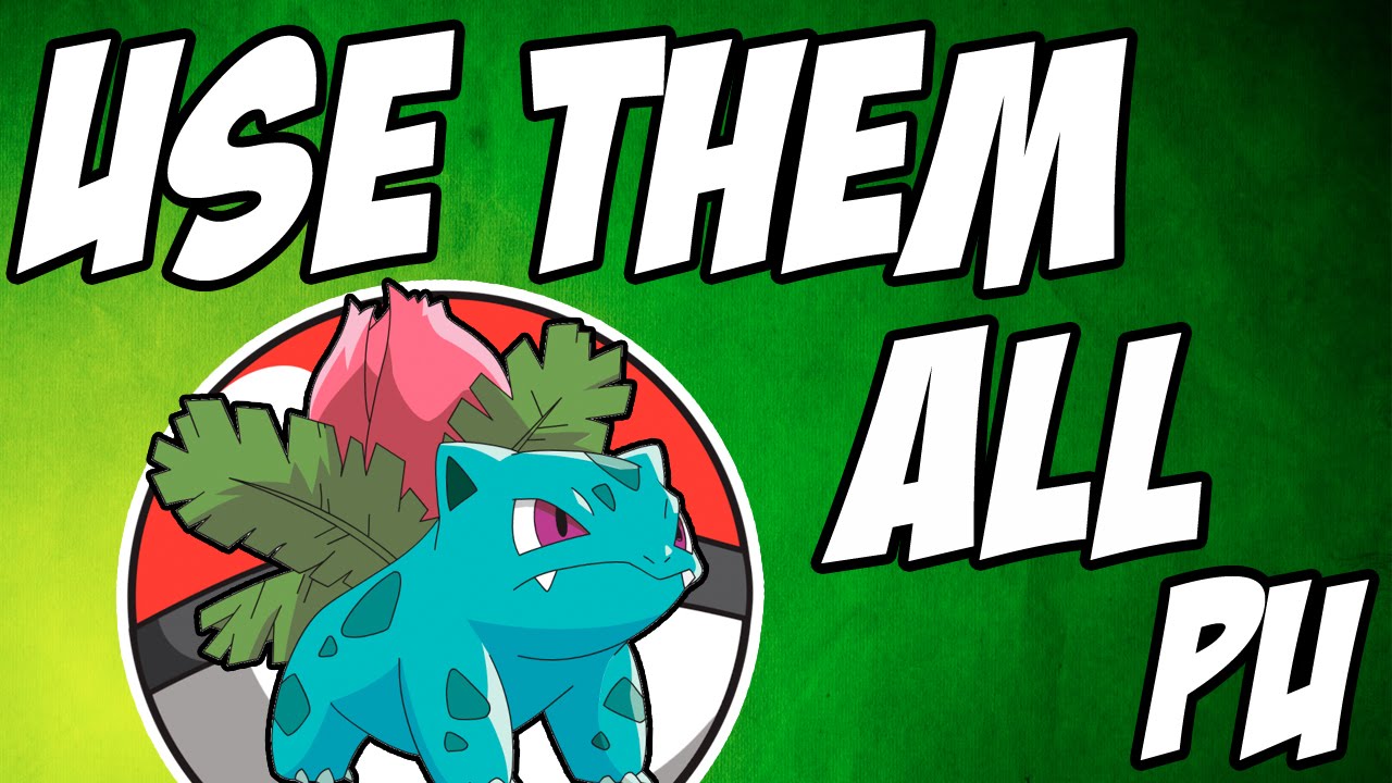 Ivysaur - Gotta Use Them All - Pokemon PU Showdown LIVE