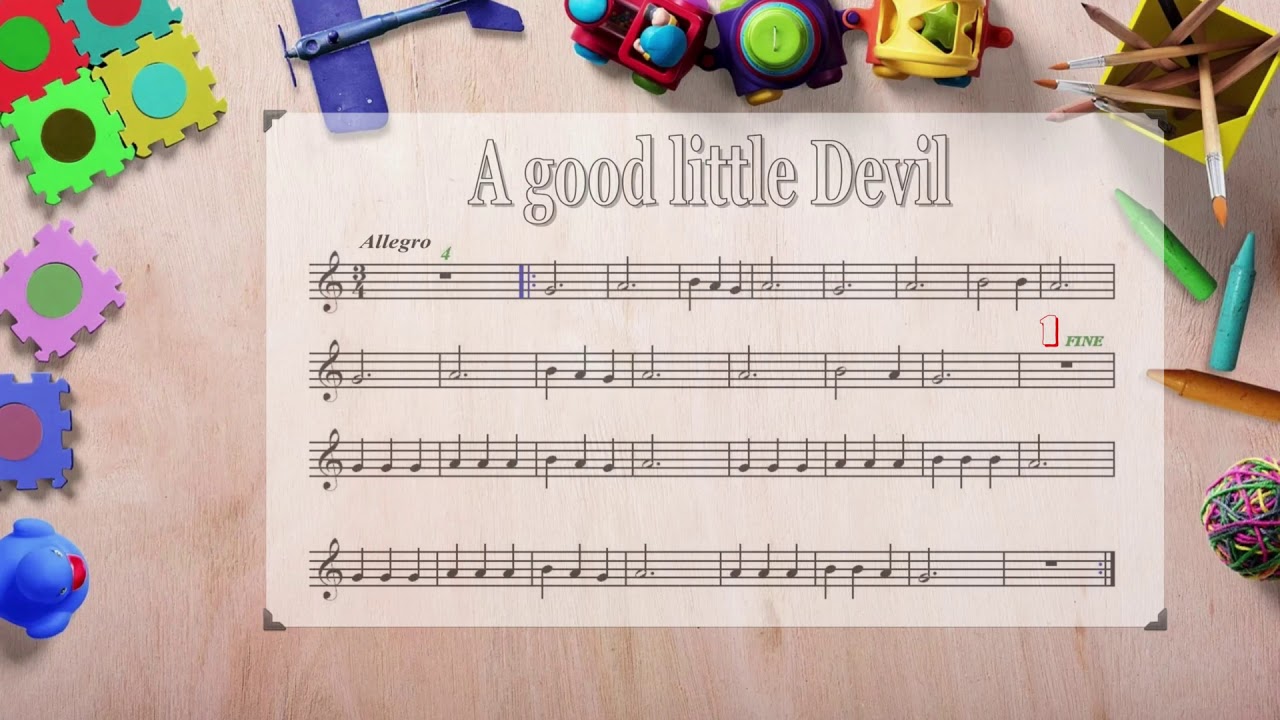 4ºMU Flauta A good little devil
