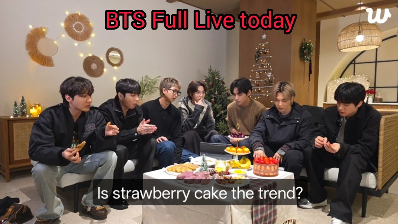 🔴 BTS OT-7 Full Weverse LIVE 🔴 Today !! 12.12.2025 with English subtitles 