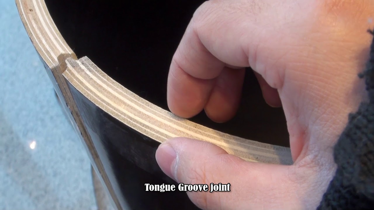 Plywood circular column formwork