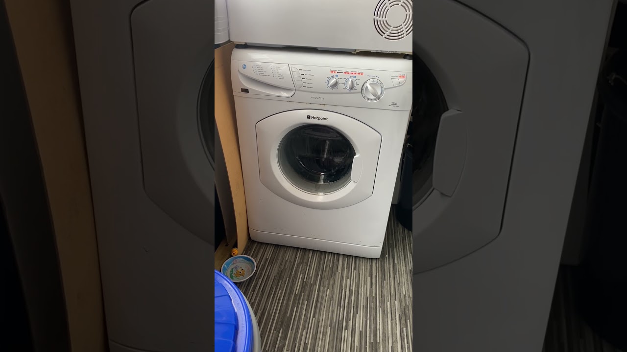 Hotpoint aquarius WF541 washing machine || Powerful 1400 spin: faster than 1400?