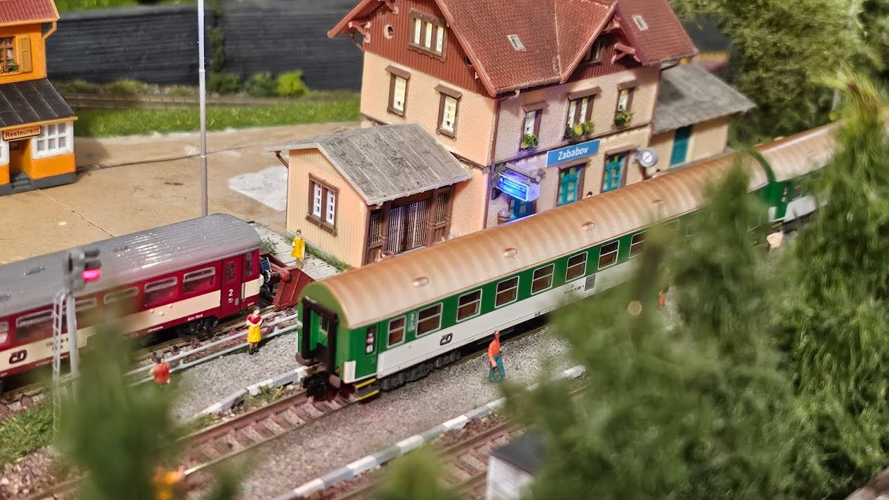 Modelové kolejiště/modelbahn N ● páteční ježdění