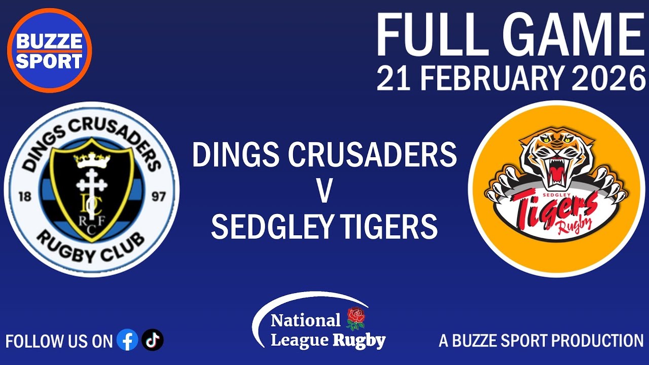 LIVE RUGBY! Dings Crusaders v Sedgley Tigers