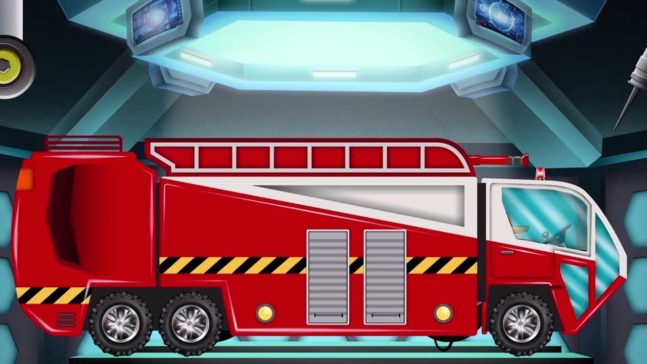 Futuro caminhão de bombeiros | Resgate Veículos Vídeo | futuros Veículos | Future Fire Truck