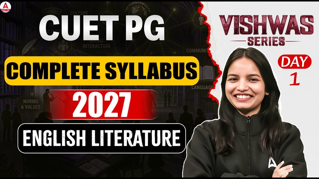 CUET PG English Literature Syllabus 2027 Full Breakdown | By Sudha Maurya