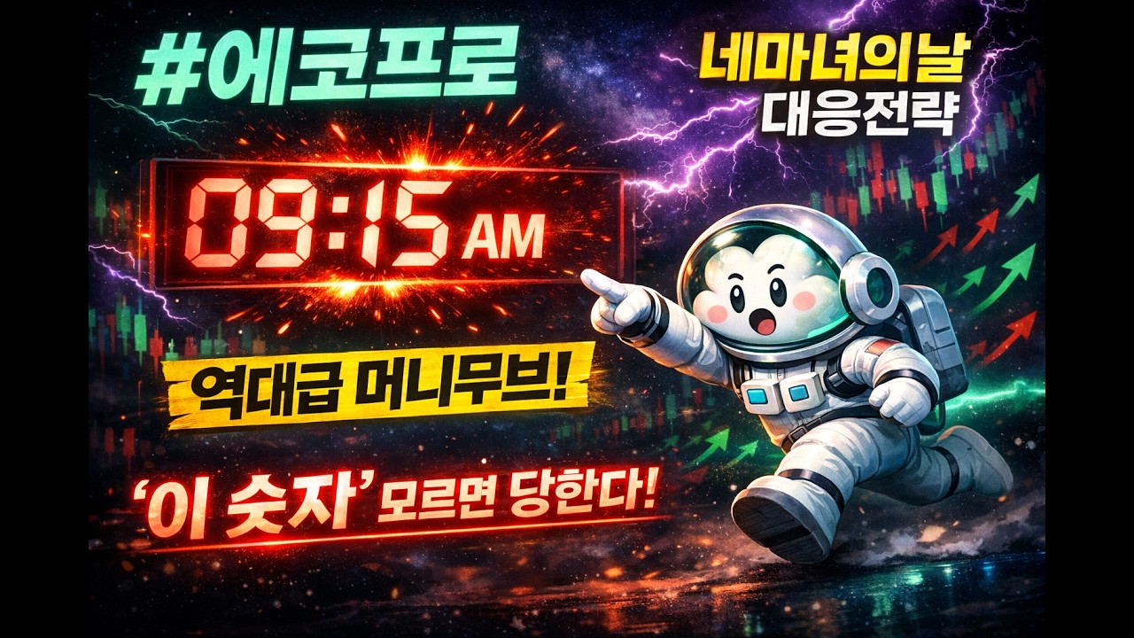 #에코프로 2조원 역대급 머니무브 포착! 9시 15분, '이 숫자'를 반드시 확인하세요 #에코프로비엠 #에코프로머티 #에코프로에이치엔