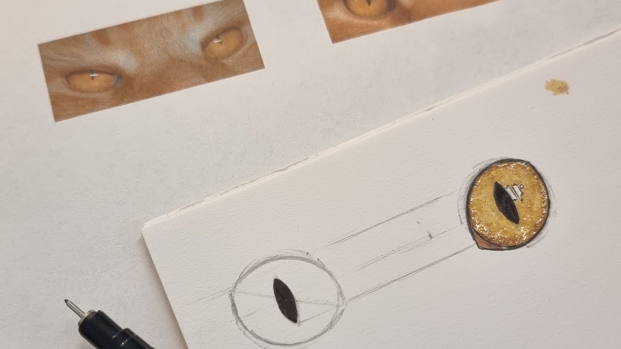 From Sketch to Felt: Cat Eyes & Handmade Ears | Needle Felting Process