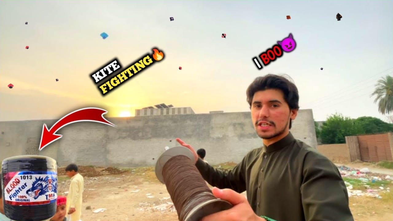 kiye fighting🔥 || I boo scenes😈 || Indian kite flying🪁 || Kite caughting😱 || Kite making💯 || Kite