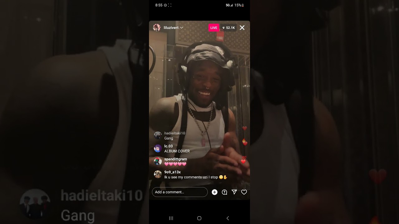 Lil Uzi Vert Instagram Live 6/19/2023