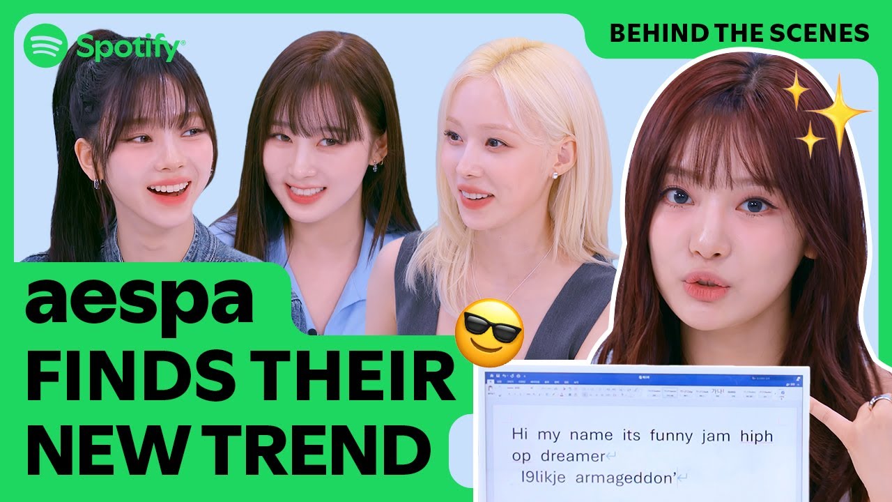aespa are funny jam hip hop dreamersㅣBehind the Scenes
