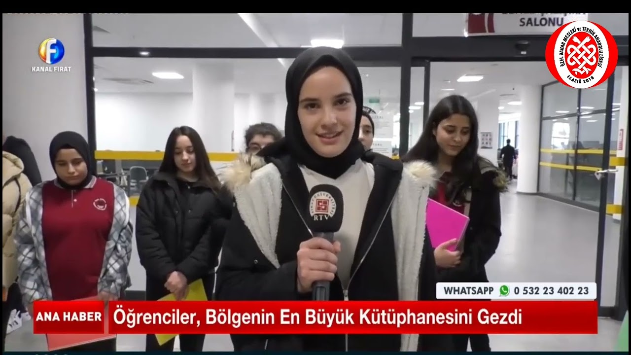 Öğrencilerimiz Bölgenin En Büyük Kütüphanesini Gezdi
