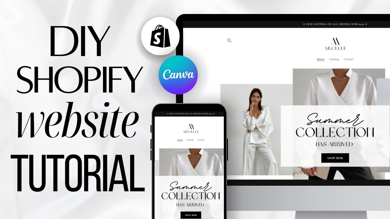 Как создать минималистичный сайт Shopify | Пошаговое руководство