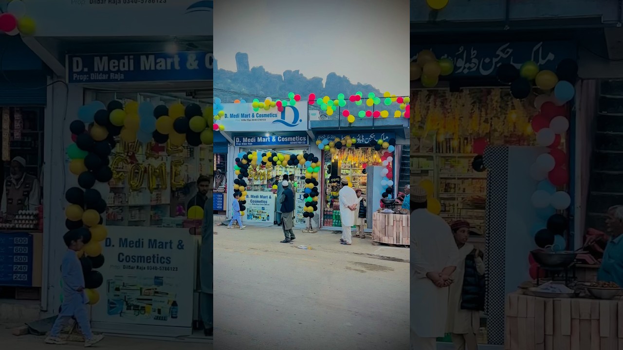 Opening of new Medi marts and cosmetics at Ghora JK #unfrezzmyaccount #azadkashmir #mfine #momra