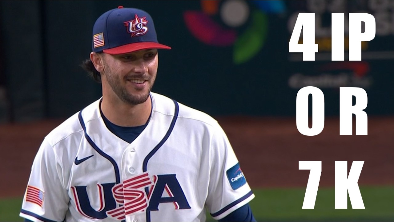 Paul Skenes Strikes Out 7 in 4 Dominant Innings in His WBC Debut vs Mexico!