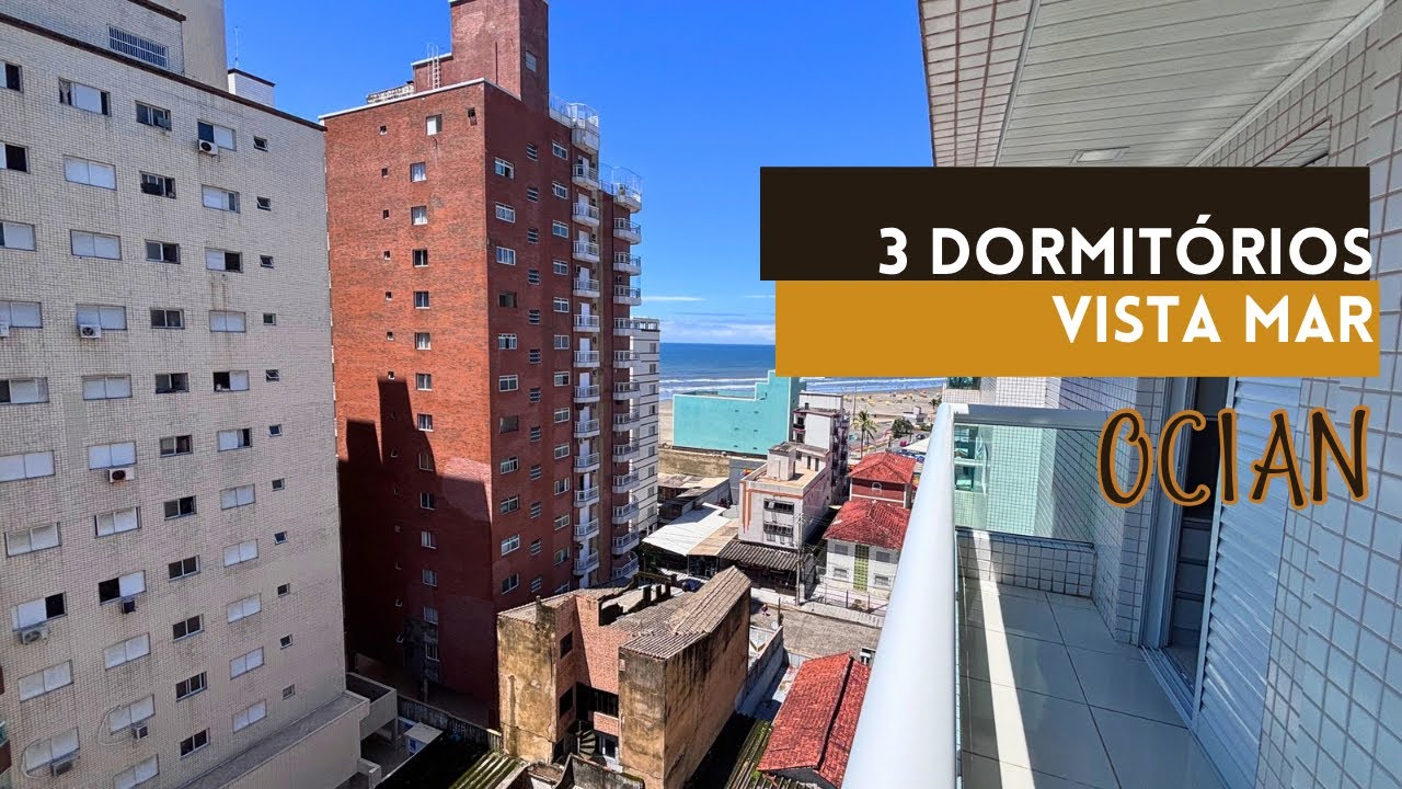 Apartamento de Alto Padrão no Ocian: 136m², Vista Mar e Lazer Completo