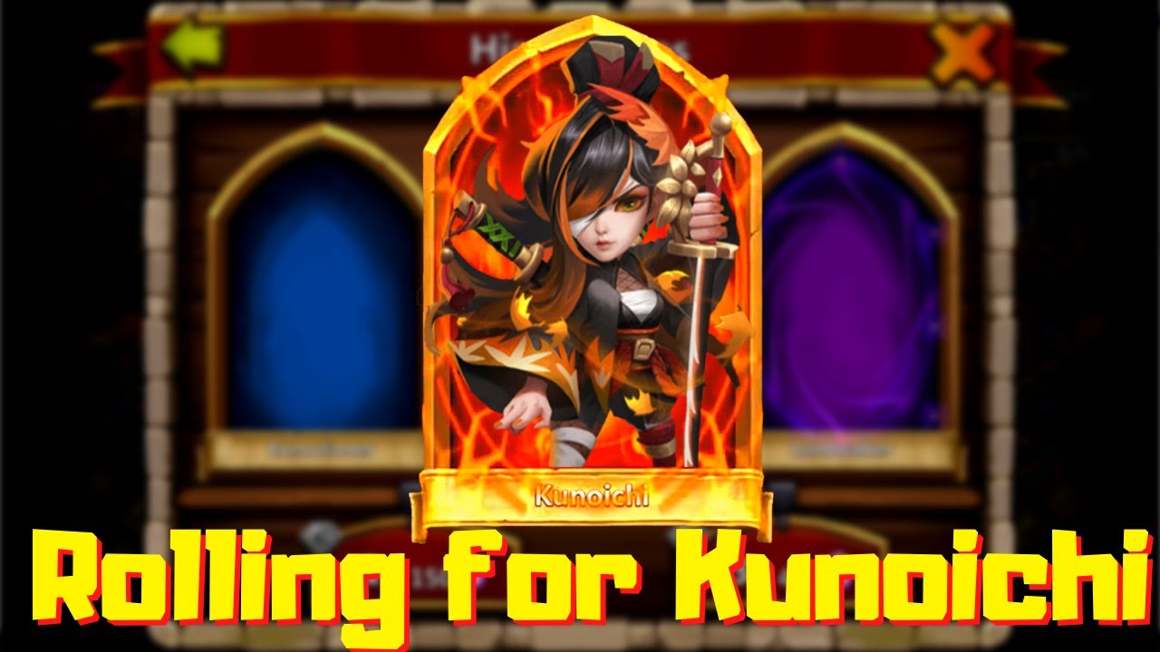 Rolling for Kunoichi | New Epic Hero | Castle Clash