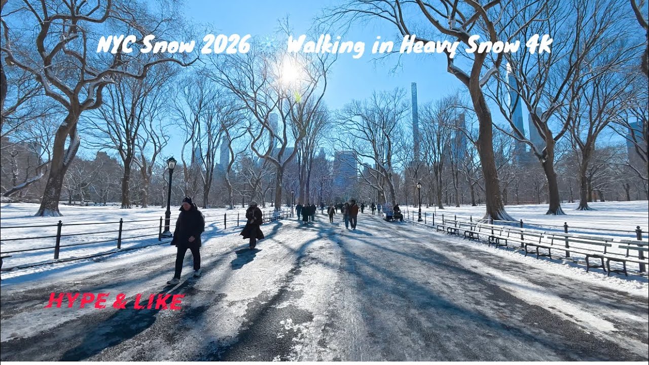 “NYC in the Snow — Unbelievable Winter Streets!”