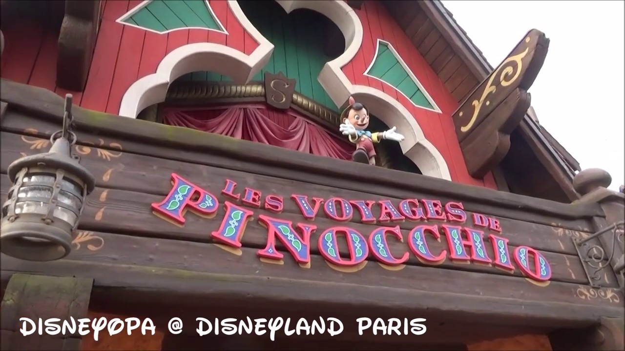 Disneyland Paris Les Voyages de Pinocchio onride 2017 DisneyOpa