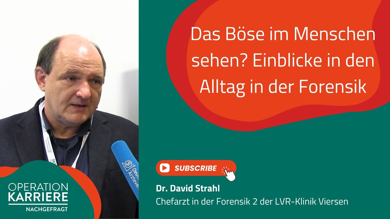 Das Böse im Menschen sehen? Einblicke in den Alltag in der Forensik