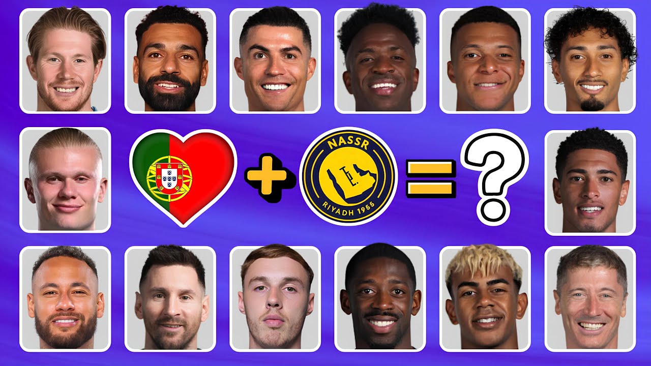خمن اللاعب من خلال الأغنية + النادي + الجنسية ⚽💯 || رونالدو , ميسي , نيمار