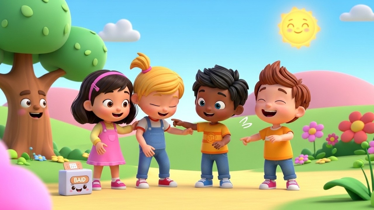 Boo Boo Song 🩹 | Fun Nursery Rhyme for Kids | Gentle Healing Song