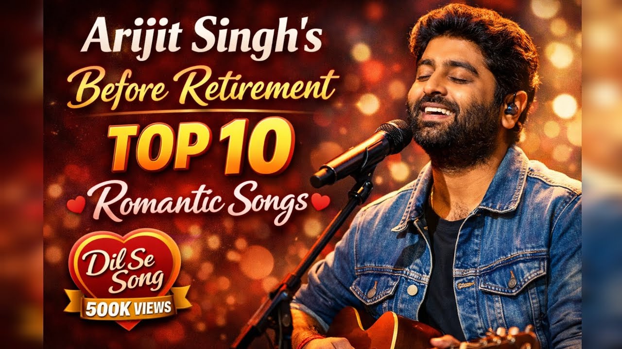 Arijit Singh Before Retirement 💔 | Top 10 Romantic Songs Ever | 500K Views Special | Dil Se Song