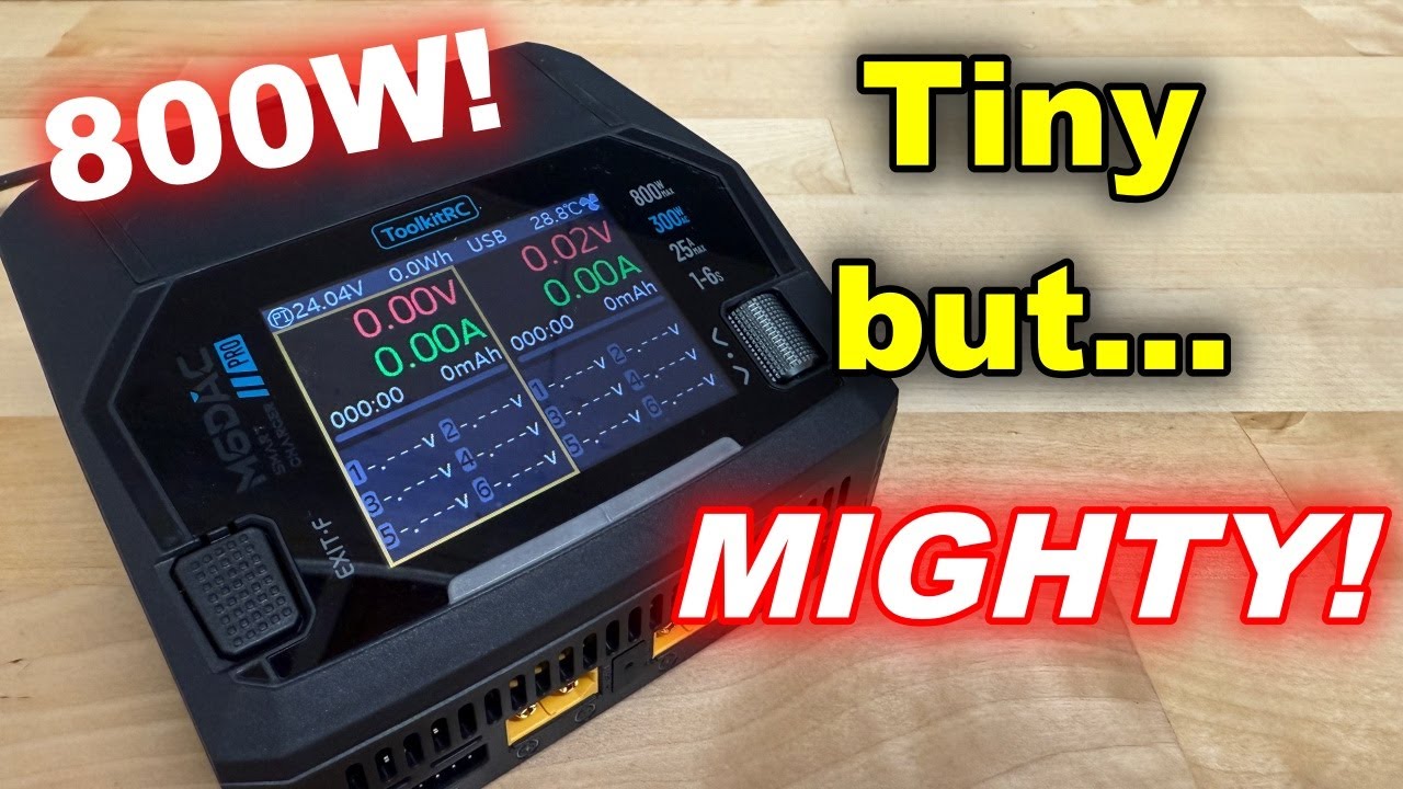 Toolkit RC M6DAC Pro Charger / Dual channel / Tiny but Mighty RC Charger!