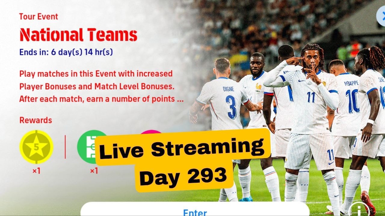 Efootball 2026 mobile fan  account rank game/ Days 293