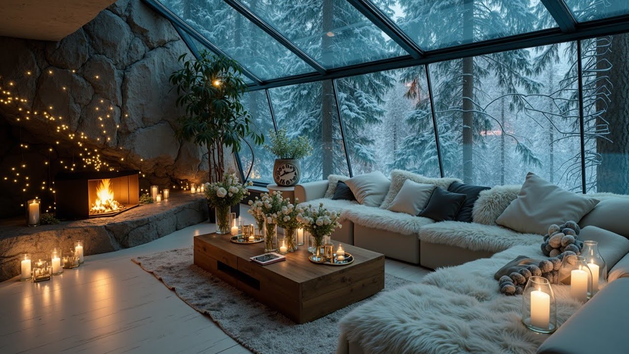 Calm Winter Lounge Piano for Relaxation & Focus | Мягкая фоновая музыка